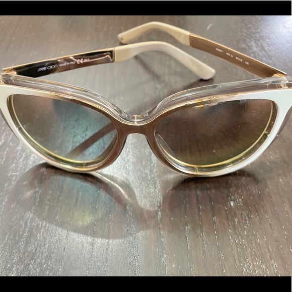Jimmy Choo CINDY/S Model Cat Eye Style Sunglasses - Picture 2 of 10